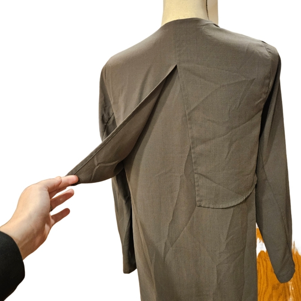 Valette Green Trench Oversized Cardigan - Picture 11 of 15